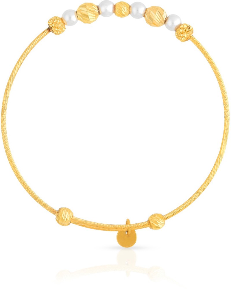 Malabar Gold and Diamonds 22k (916) Yellow Gold Bracelet for Women :  : Fashion