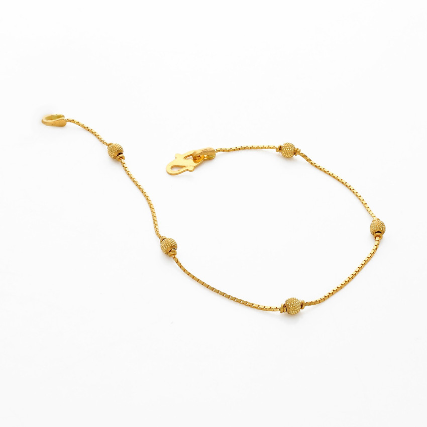 MALABAR GOLD DIAMONDS 916 BIS Hallmark Light Weight Yellow Gold