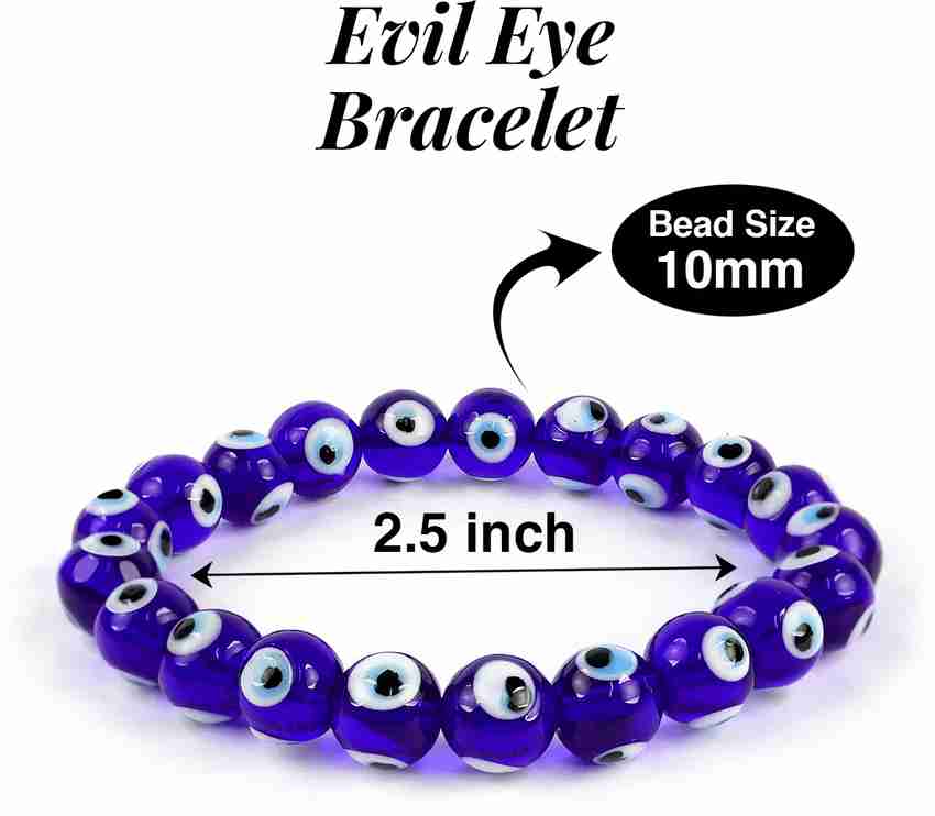 REIKI CRYSTAL PRODUCTS Evil Eye Bracelet 10 mm Beads White Gold Bracelet Price in India Buy REIKI CRYSTAL PRODUCTS Evil Eye Bracelet 10 mm Beads White Gold Bracelet online at Flipkart