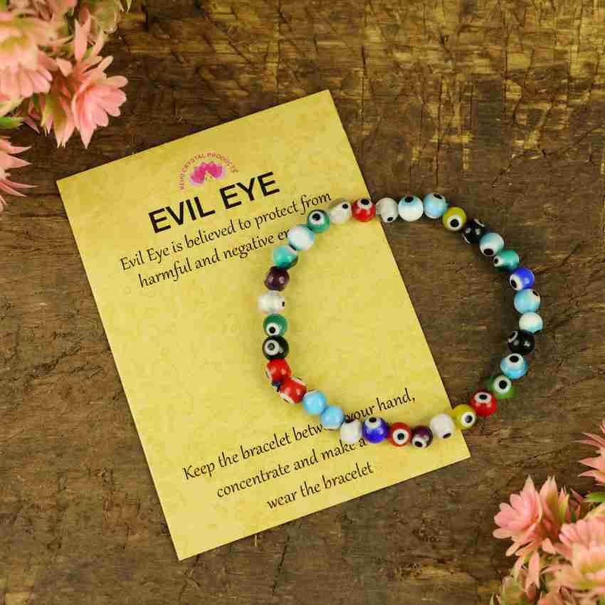 White evil hot sale eye bracelet