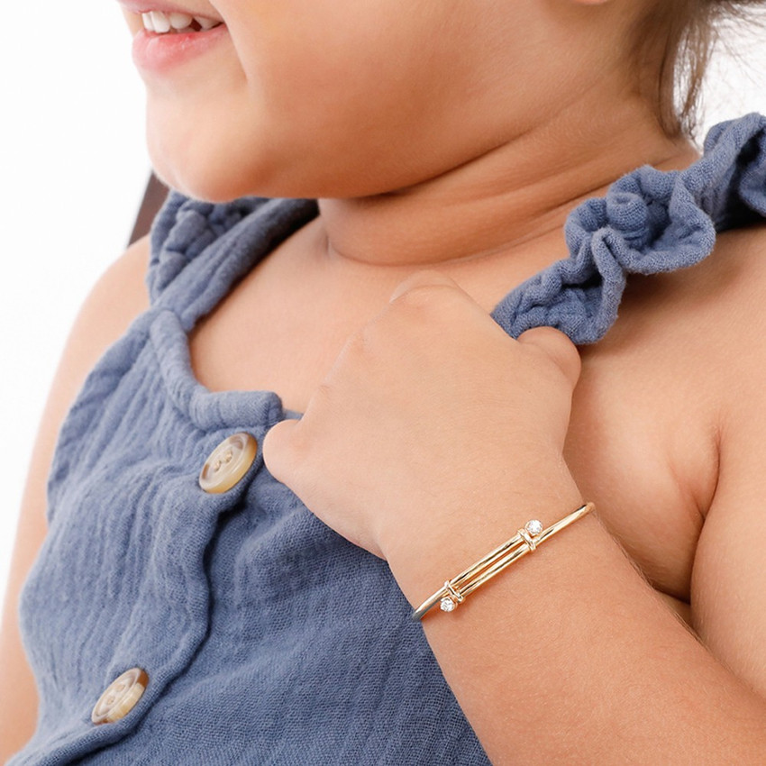 Mia by Tanishq Mia by Tanishq14 Karat Yellow Gold Glow of Love Mamma Mia Bangle for Kids Yellow Gold 14kt Bangle Price in India Buy Mia by Tanishq Mia by Tanishq14