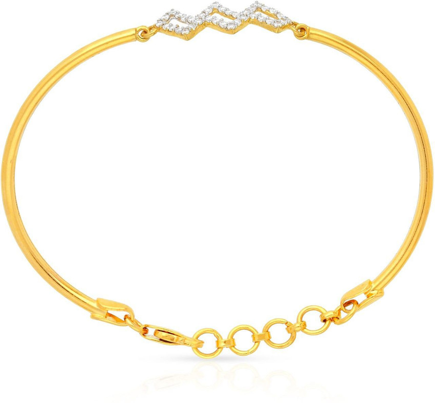 MALABAR GOLD DIAMONDS 916 BIS Hallmark Fancy Office Wear Kangan