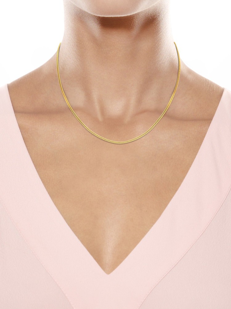 Melorra 18k Gold Get Set Gold Necklace for Women