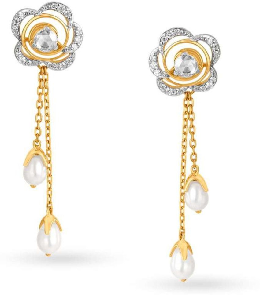 Buy Mia by Tanishq 14k Gold Evil Eye Earrings for Women Online At Best  Price @ Tata CLiQ