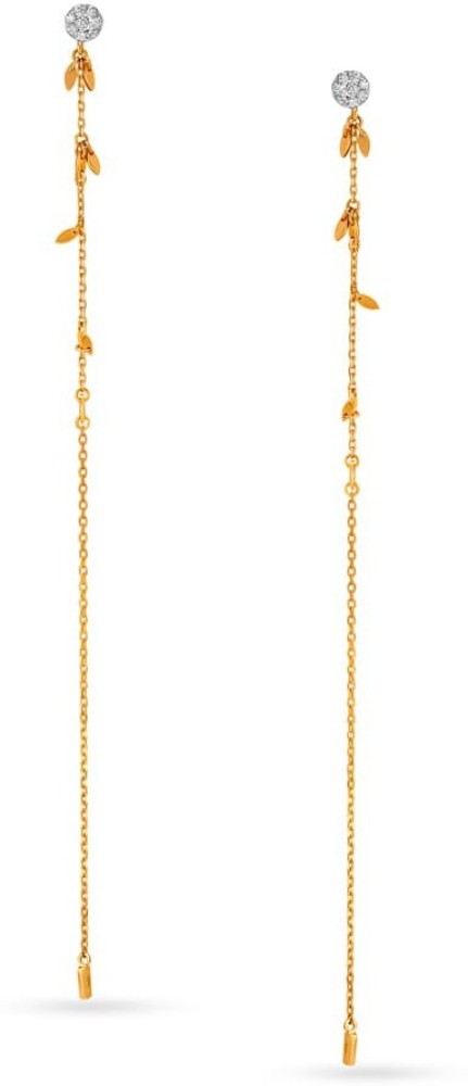 Tanishq gold earrings sui on sale dhaga