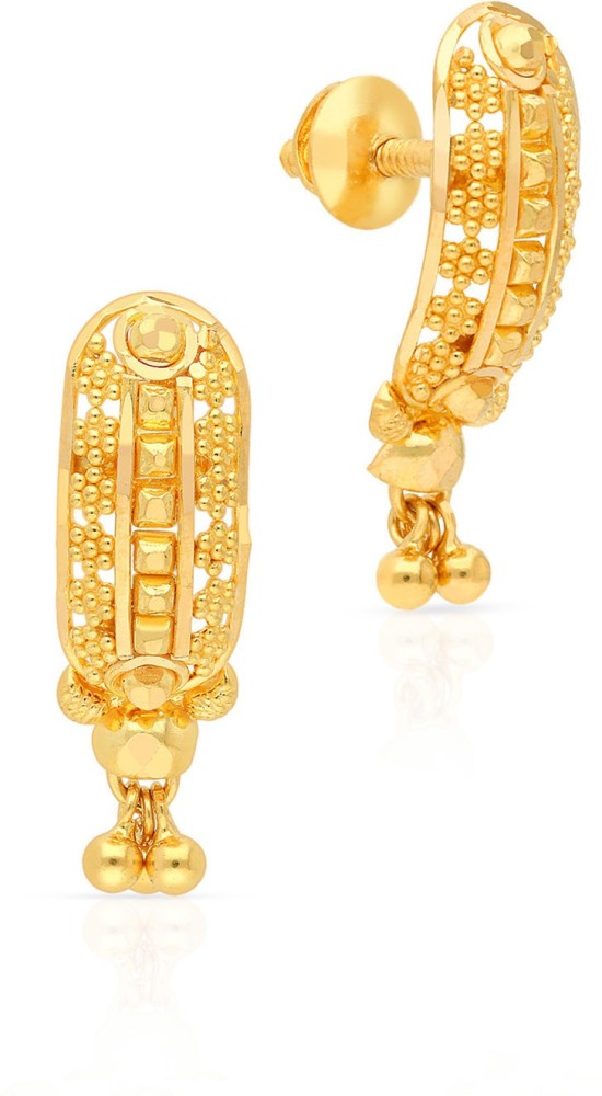 Malabar gold daily wear on sale earrings