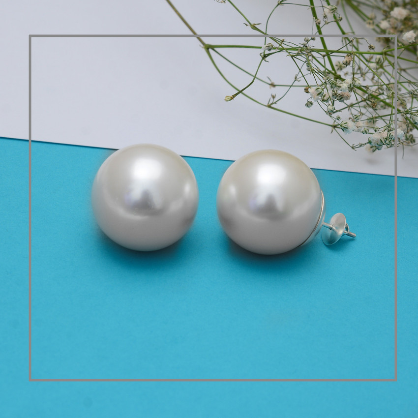 Sterling Silver Freshwater Pearl Hoop Earrings  Lovisa