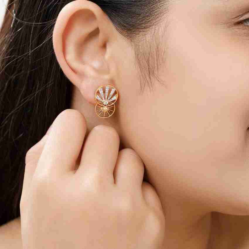 Tanishq mia deals gold earrings