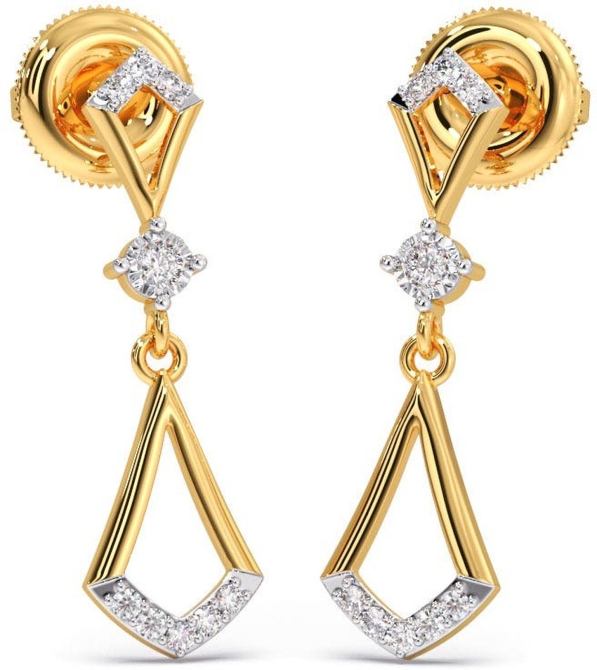 Kalyan jewellers diamond sales earrings designs with price