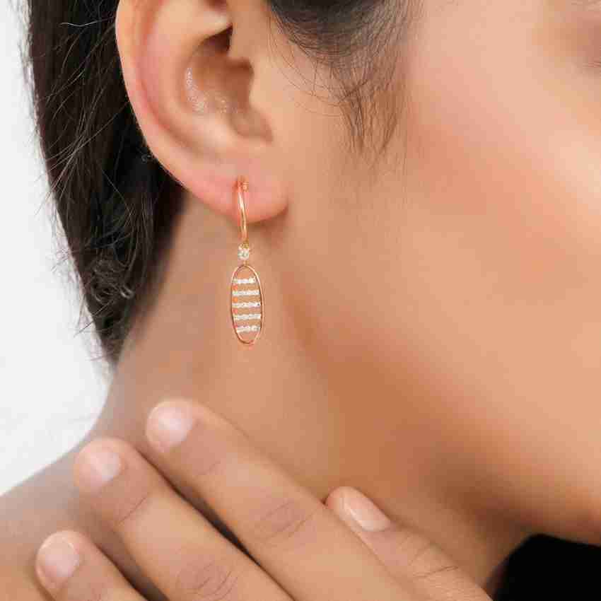 Tanishq earrings deals real diamond