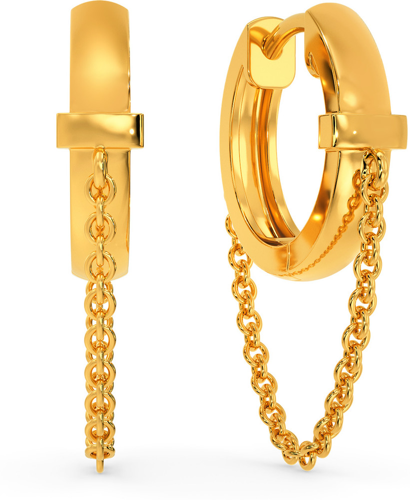 Melorra Simply Unapologetic Gold Earrings Yellow Gold 18kt Hoop Earring Price in India Buy Melorra Simply Unapologetic Gold Earrings Yellow Gold 18kt Hoop Earring online at Flipkart