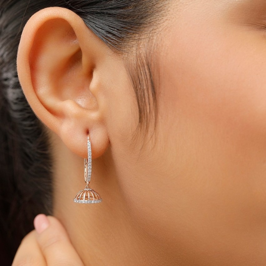 Tanishq 18KT Gold and Diamond Stud Earrings in Delhi at best price by Hq  Diamonds  Justdial