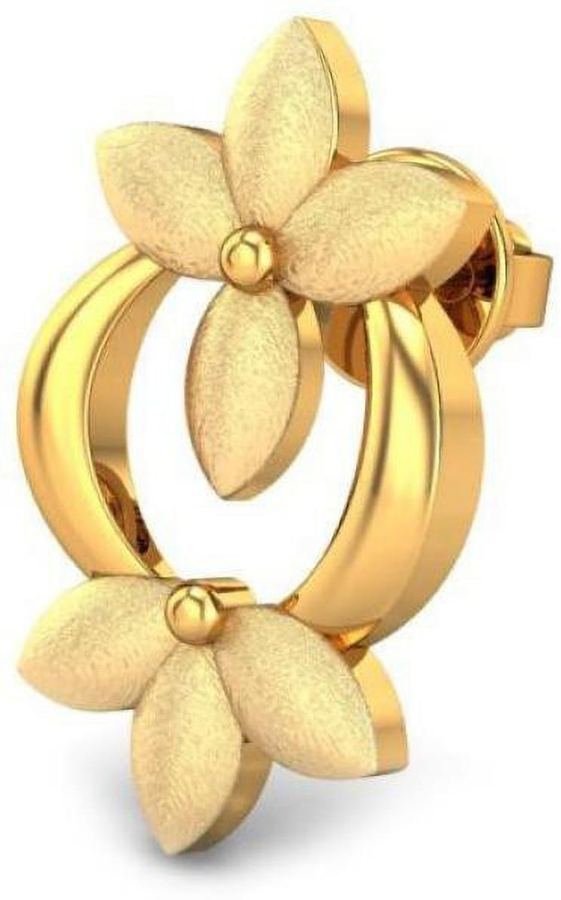 Candere by Kalyan Jewellers BIS Hallmark Yellow Gold 22kt Stud