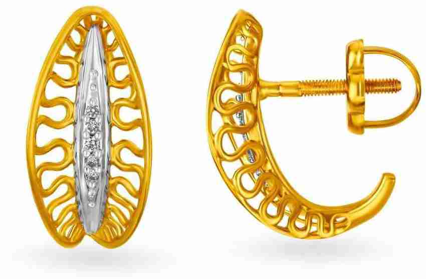 Tanishq gold earrings on sale tops