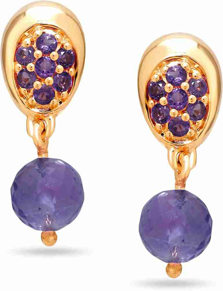 Tanishq sale topaz earrings