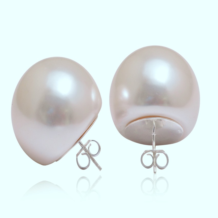 Beautiful Freshwater Pearl With Semi Precious Stone Fancy Stud Earring   Mangatrai Gems  Jewels Pvt Ltd