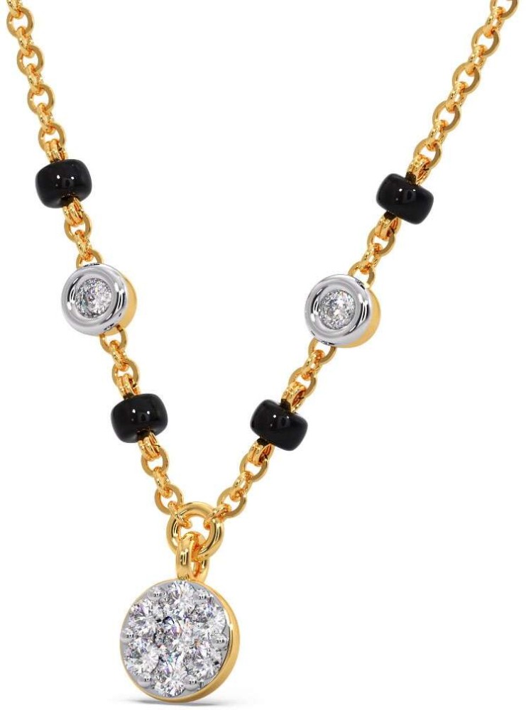 Kalyan hot sale diamond mangalsutra