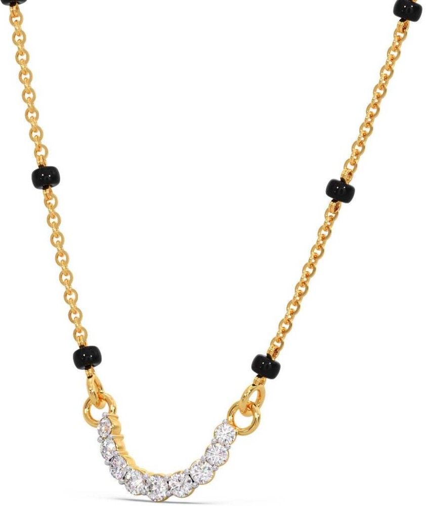 Kalyan jewellers black beads on sale designs