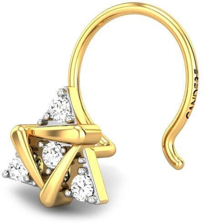 Kalyan jewellers hot sale nose pin