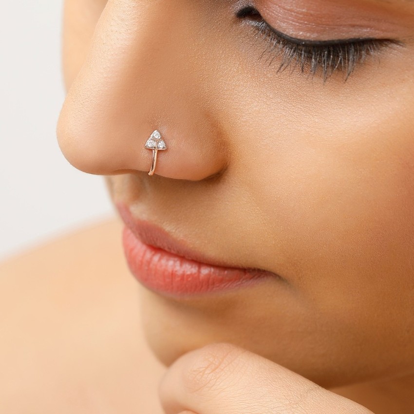 Tanishq nose pin sales designs with price