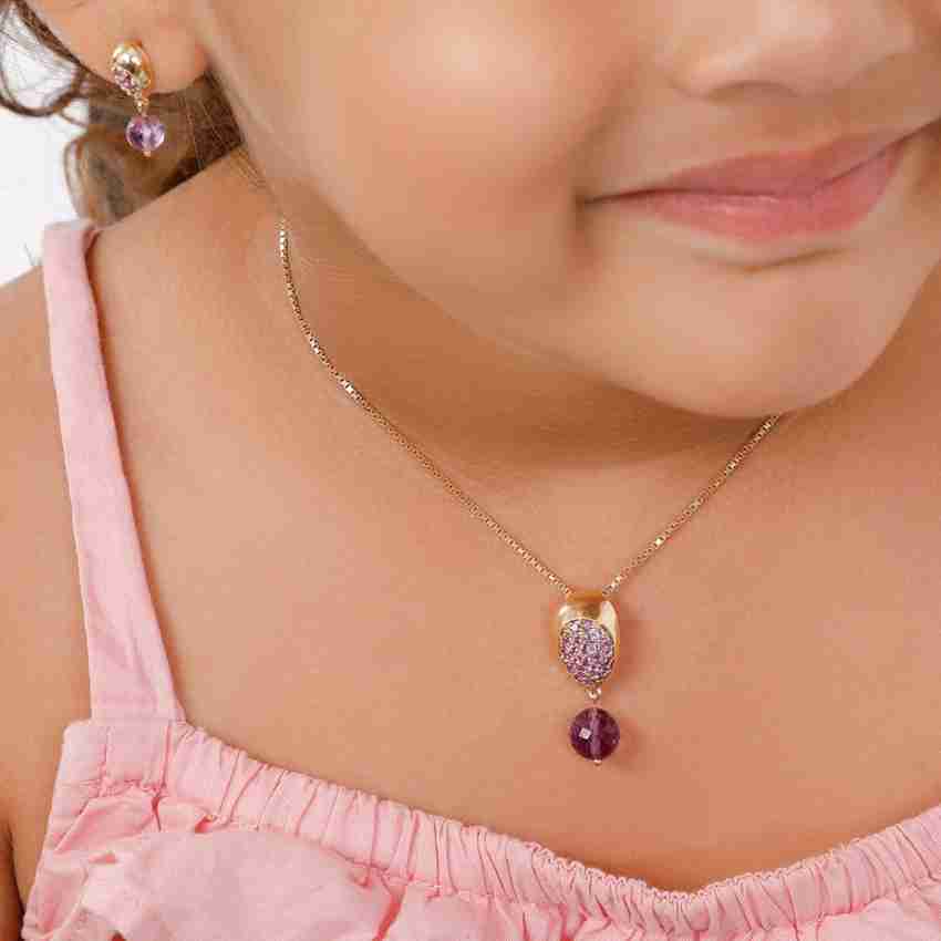 Tanishq gold pendant 2025 for baby girl