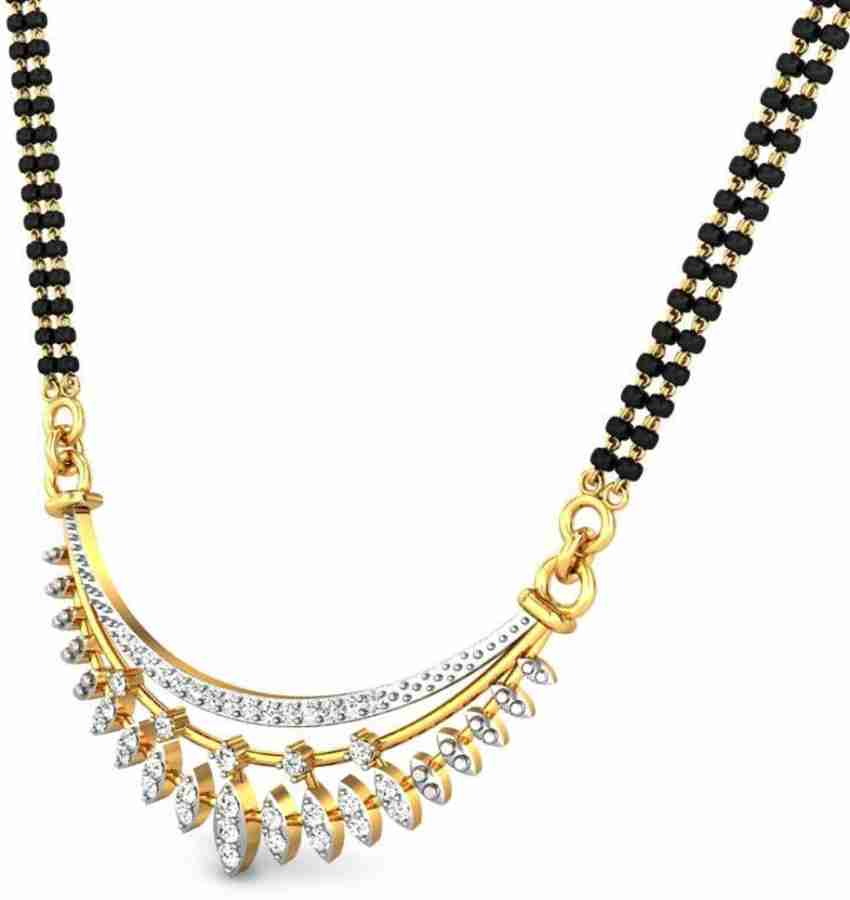 Latest Black Beads Mangalsutra Designs With Price - Candere by Kalyan  Jewellers.