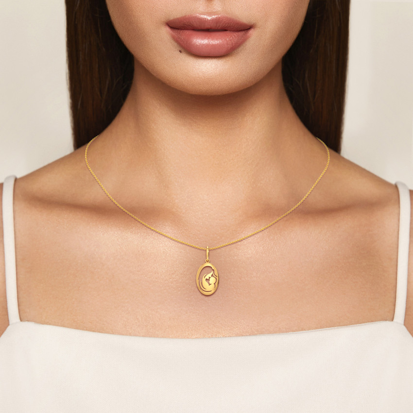 Melorra Mom Child For Mothers day 14kt Yellow Gold Pendant Price in India Buy Melorra Mom Child For Mothers day 14kt Yellow Gold Pendant online at Flipkart