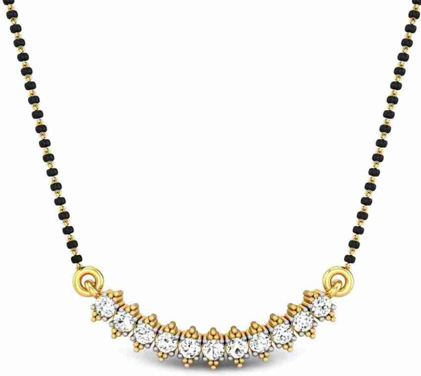 150+ Latest Black Beads Gold Chain Designs With Price - Candere by Kalyan  Jewellers