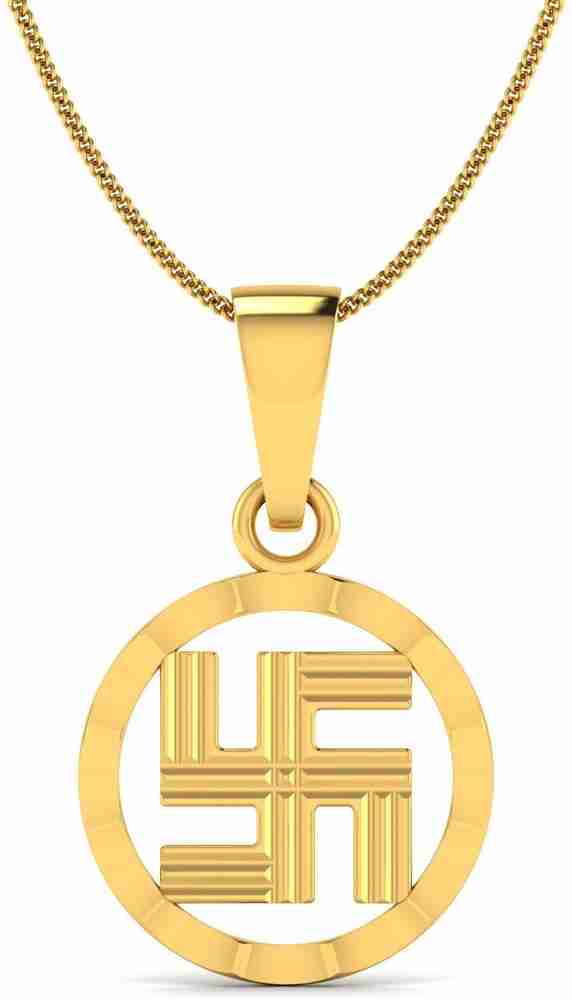 Swastik locket gold top