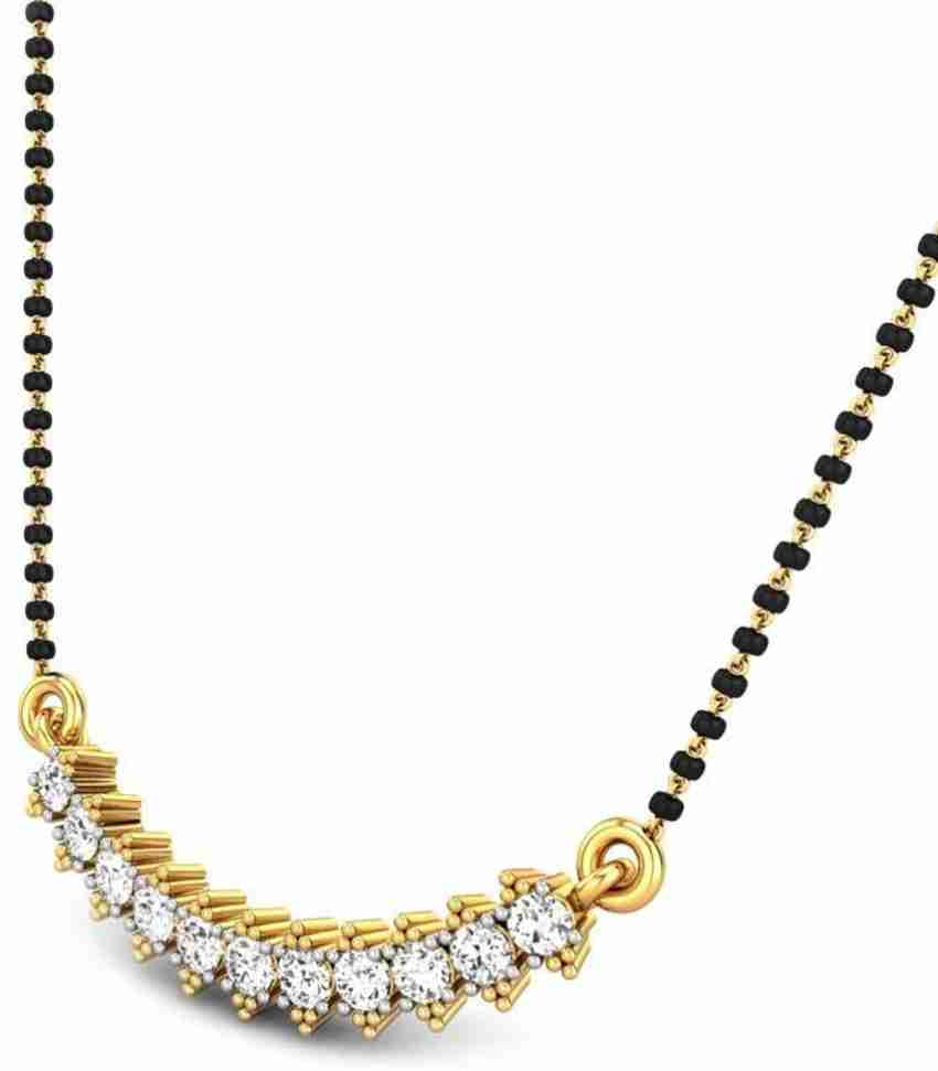 150+ Latest Black Beads Gold Chain Designs With Price - Candere by Kalyan  Jewellers