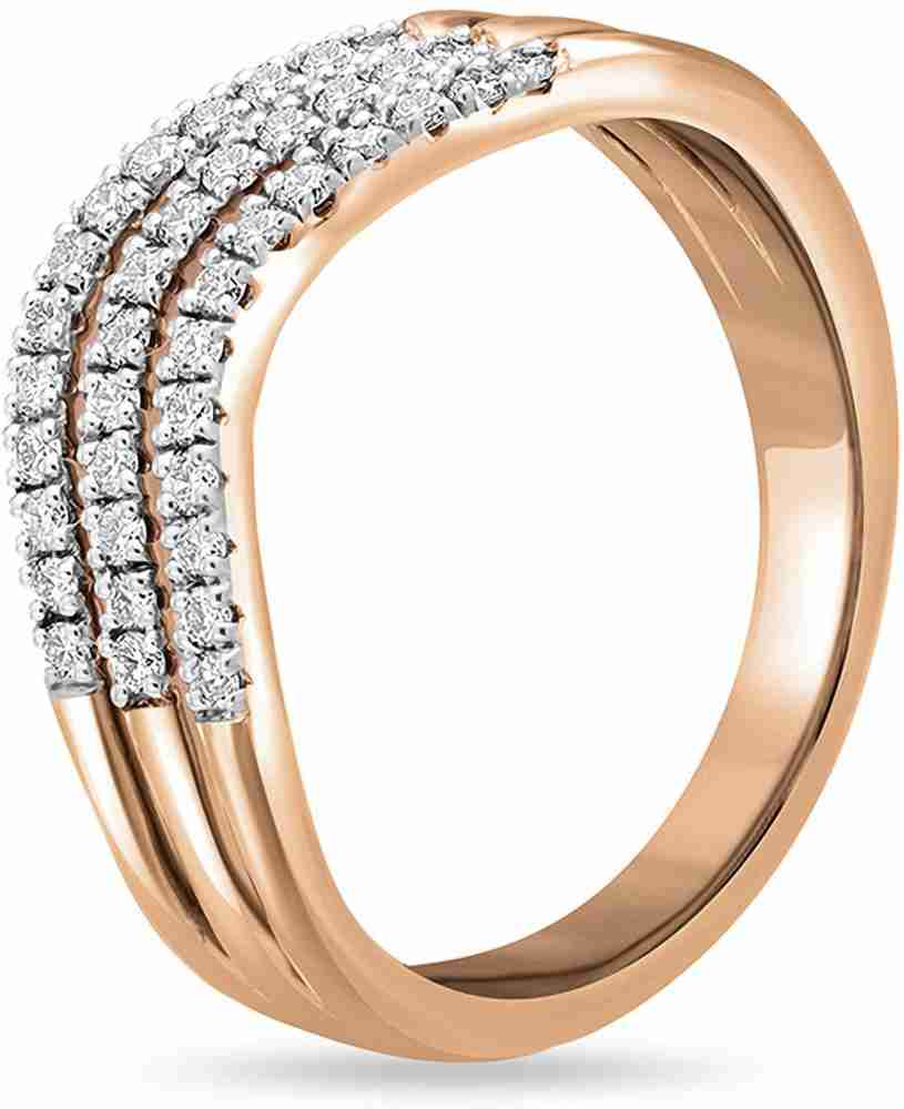 Tanishq rose gold diamond clearance ring