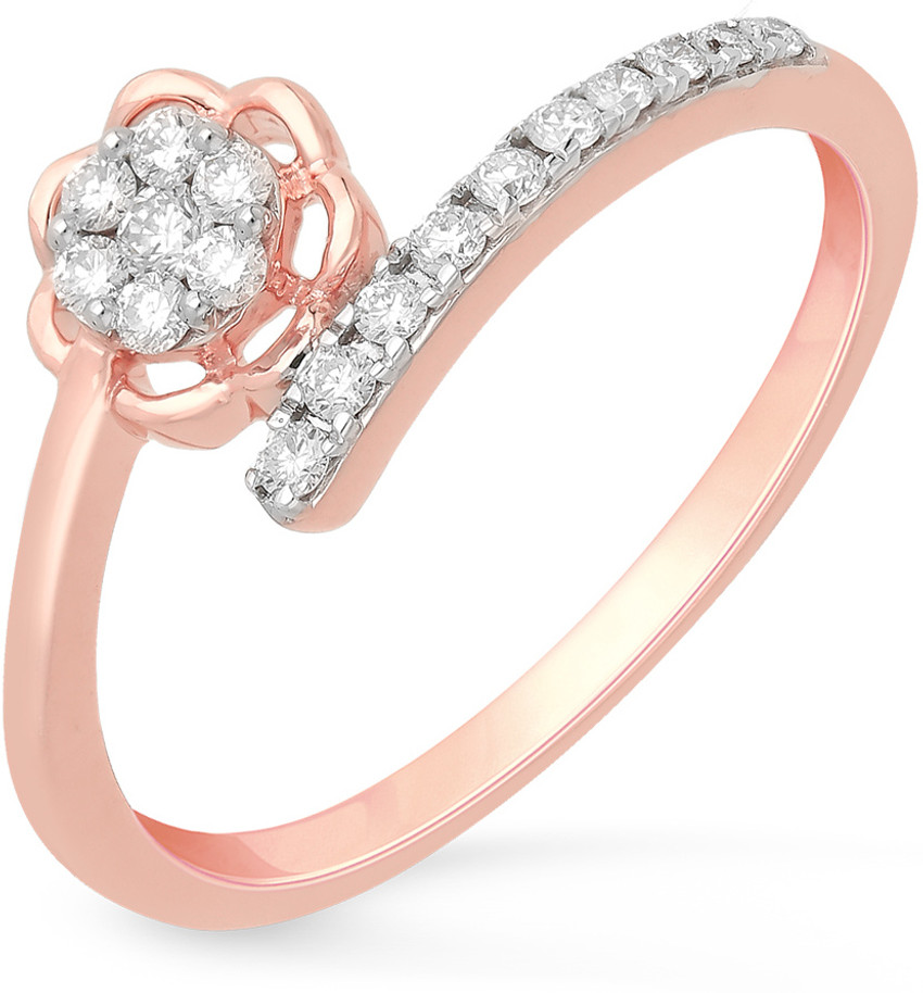 MALABAR GOLD DIAMONDS Diamond Ring 18kt Diamond Rose Gold ring Price in India Buy MALABAR GOLD DIAMONDS Diamond Ring 18kt Diamond Rose Gold ring online at Flipkart
