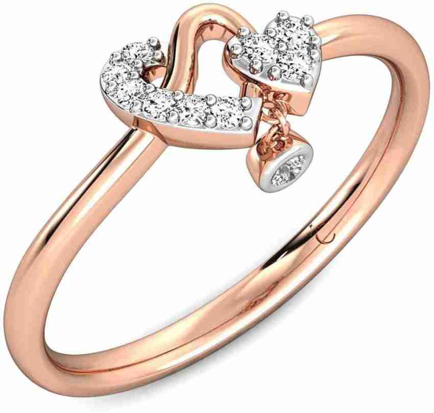 Kalyan jewellers rose gold on sale rings