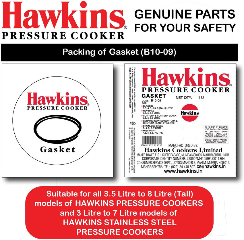 Hawkins pressure cooker gasket store
