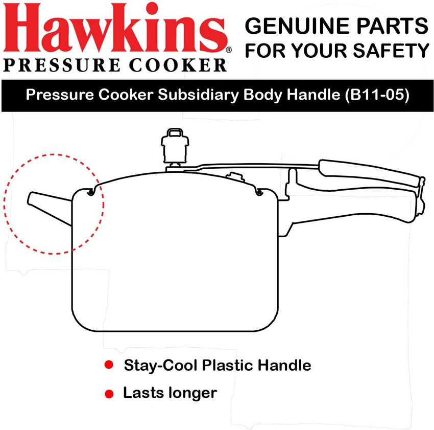 Hawkins pressure cooker shop body handle