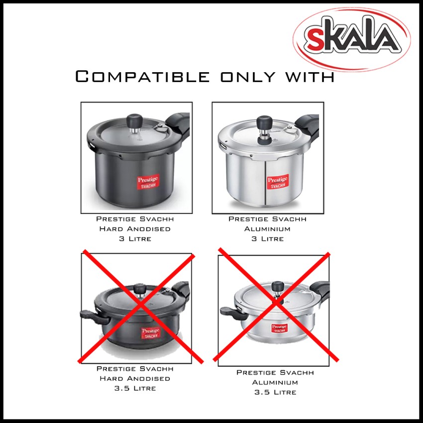 SKALA Gasket Compatible With Prestige Svachh 3 litres Outer Lid