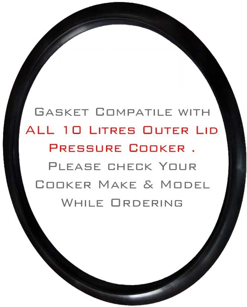 PRV Gasket Compatible for All Brands 10 Litre Outer Lid 270 mm Pressure Cooker Gasket Price in India Buy PRV Gasket Compatible for All Brands 10 Litre Outer Lid 270 mm