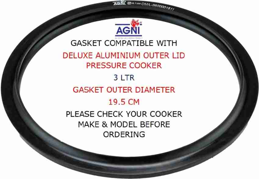 Agni Outer Lid compatible with Deluxe Pressure cooker 3 Liters