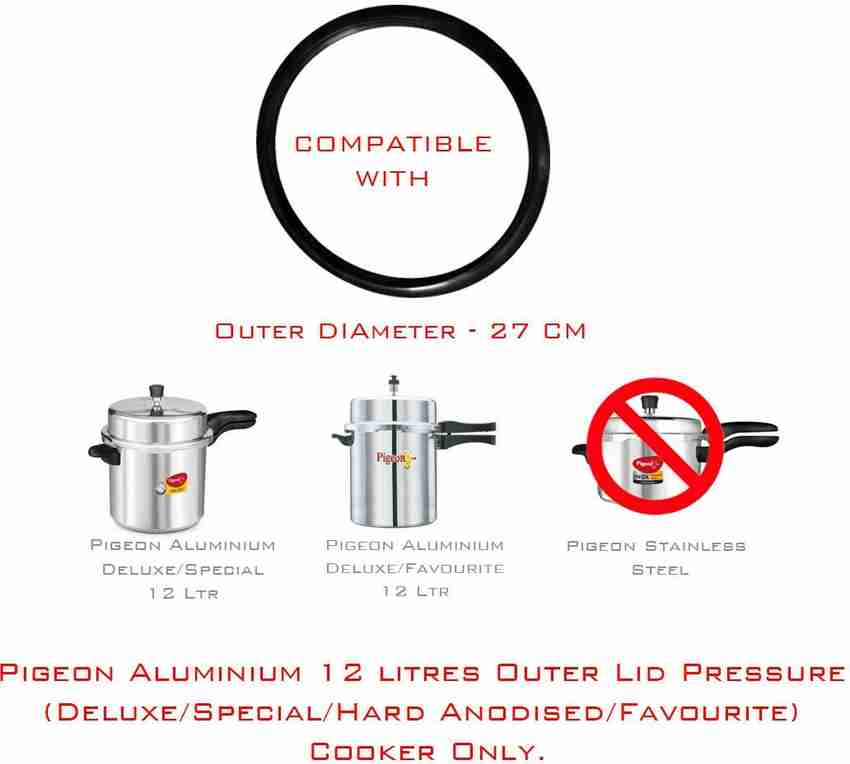 Pigeon aluminium pressure store cooker 12 litres