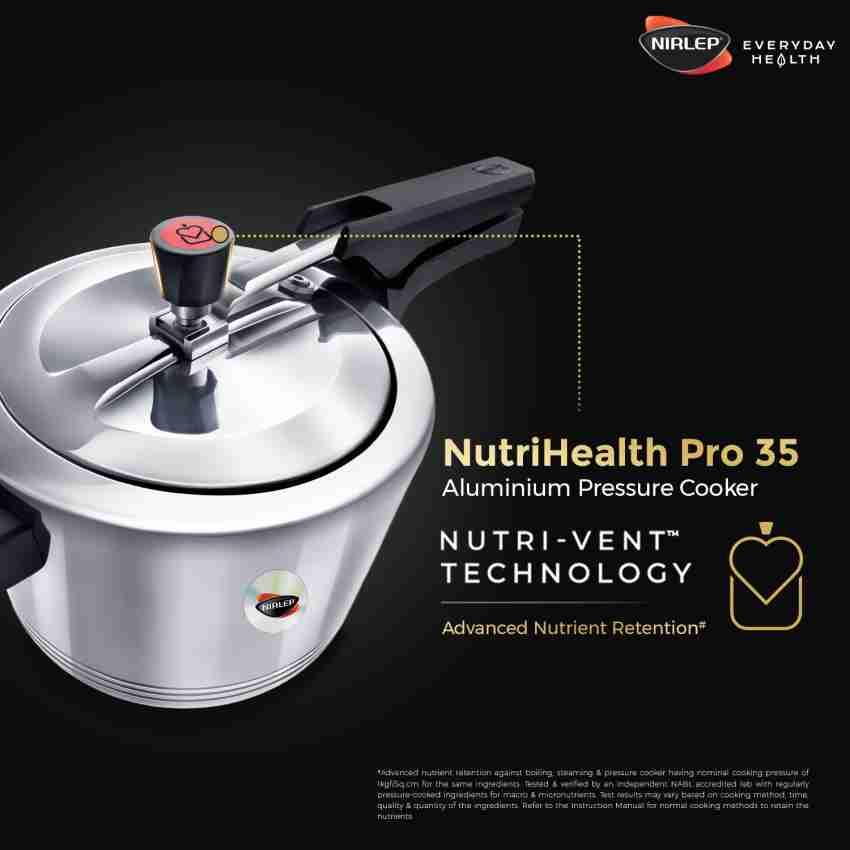 Nirlep NHPro 35 AL 5 L Pressure Cooker Price in India Buy Nirlep