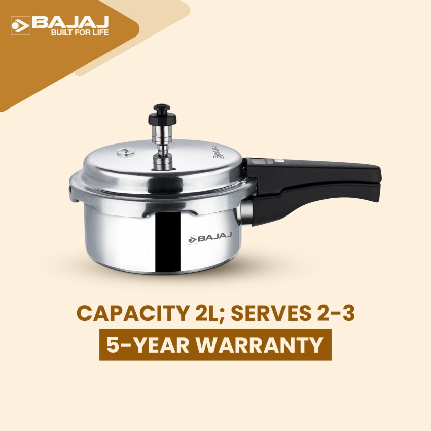 BAJAJ Bajaj PCX 2 Majesty 2L Pressure Cooker With Inner Lid 2 L