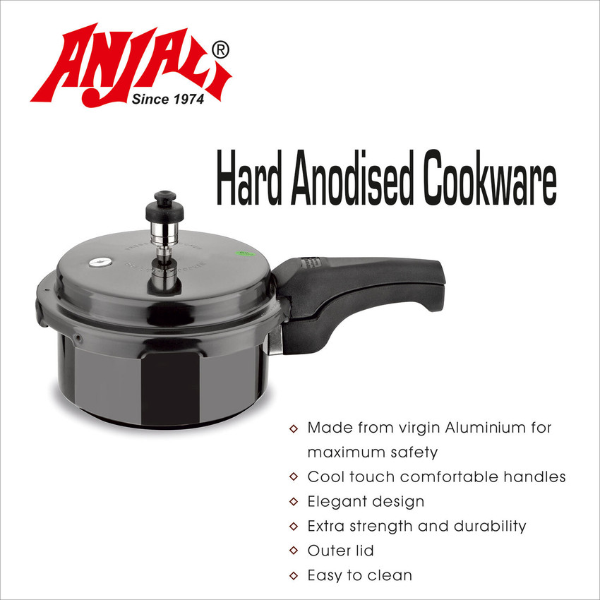 ANJALI 2 L Outer Lid Induction Bottom Pressure Cooker Price in India Buy ANJALI 2 L Outer Lid Induction Bottom Pressure Cooker online at Flipkart