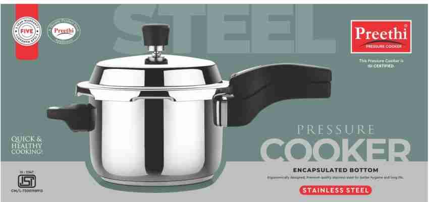 Preethi 6.5 L Pressure Cooker Price in India Buy Preethi 6.5 L