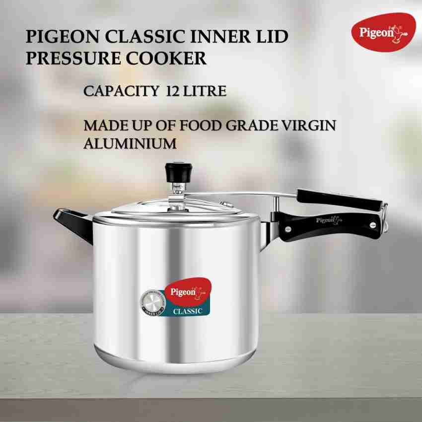 Pigeon Pressure Cooker - Aluminum - Outer Lid, 12 Quart