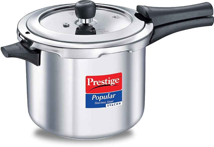 prestige popular stainless steel pressure cooker combo