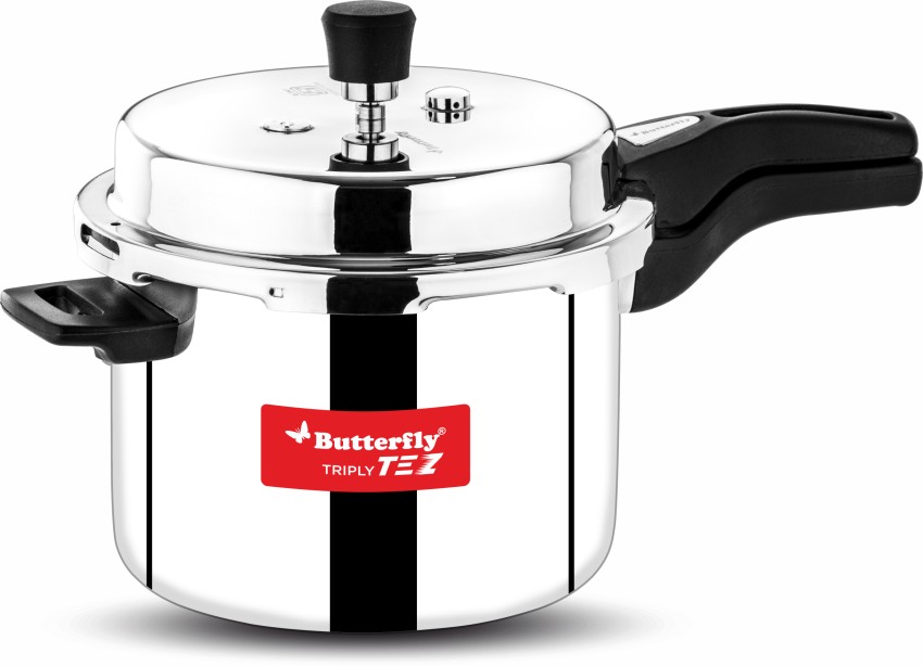 Butterfly Triply stainless steel pressure cooker 5 L Induction