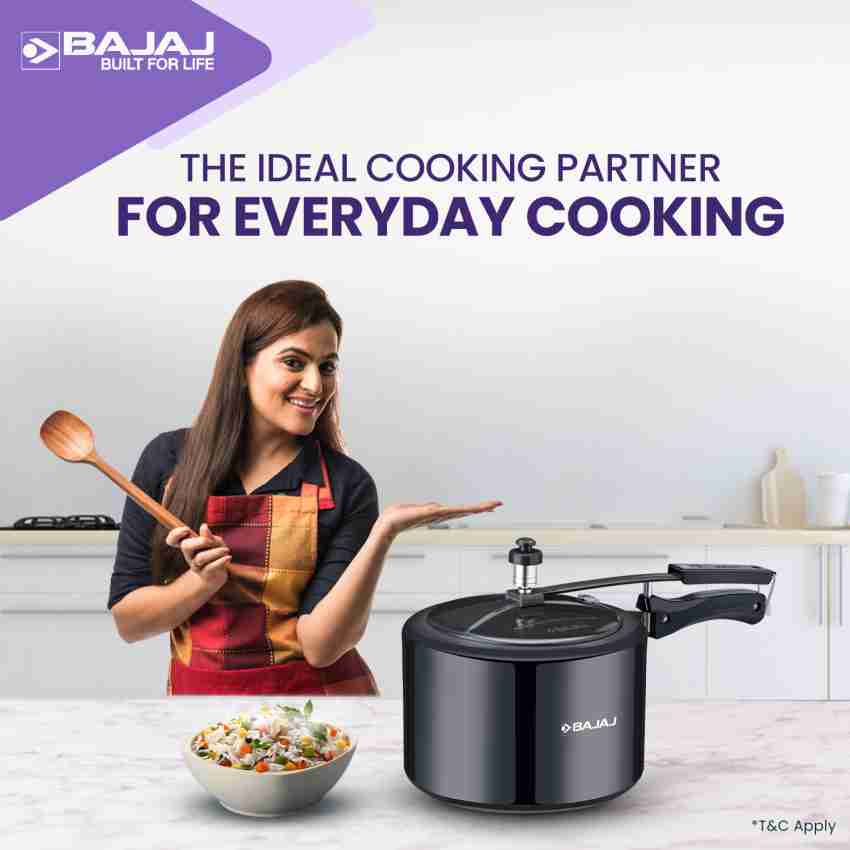 BAJAJ PCX 33H 3 L Inner Lid Pressure Cooker Price in India Buy BAJAJ PCX 33H 3 L Inner Lid Pressure Cooker online at Flipkart