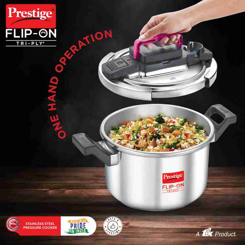 prestige tri ply pressure cooker 5 litre