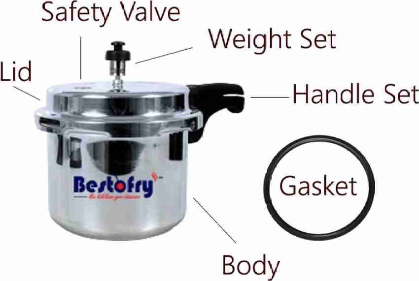 Bestofry the kitchen you deserve Aluminium 1 Litre Cooker with