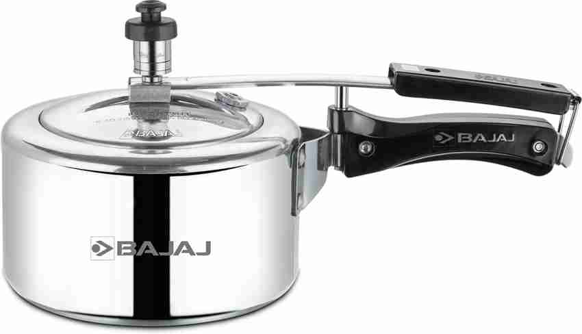 BAJAJ Bajaj PCX 42 Majesty 2L Pressure Cooker With Duo Inner Lid 2 L Inner Lid Induction Bottom Pressure Cooker Price in India Buy BAJAJ Bajaj PCX 42 Majesty 2L Pressure